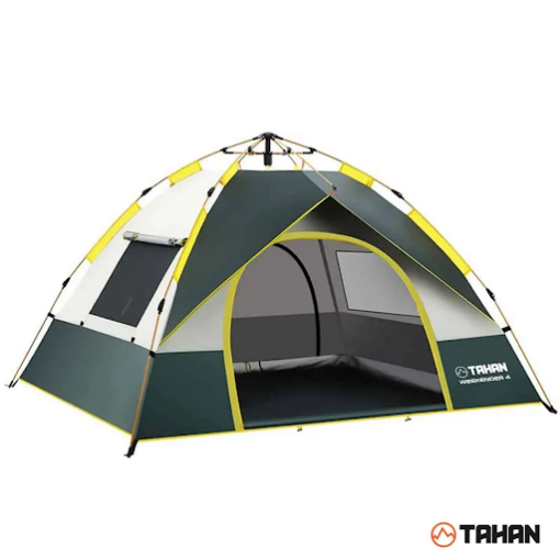 Picture of [Combo Buy] 4 Pax TAHAN Weekender Automatic 2 Tent Easy Set Up & TAHAN EZ Inflatable Sleeping Pad with Pillow and Built In Pump 