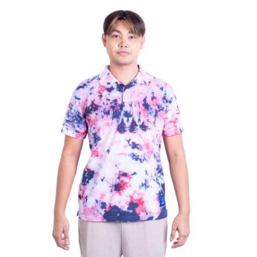 Picture of FULL TIE DYE POLO By FR