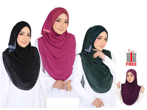 Picture of Dahlia Collection (FREE GIFT Tudung sarung Kyrstal Worth RM59)
