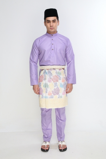 Picture of Baju Melayu Moden Cekak Musang (PURPLE) by Amar Amran 