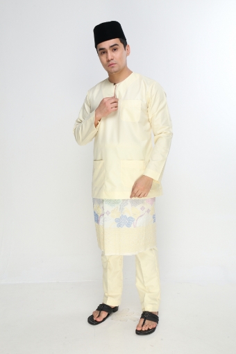 Picture of Baju Melayu Teluk Belanga (YELLOW) by Amar Amran 