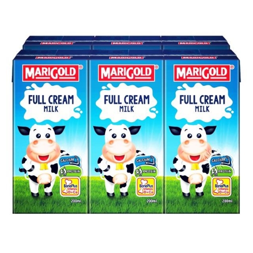 SUKE SHOP. MARIGOLD UHT MILK FULL CREAM 24X200ML