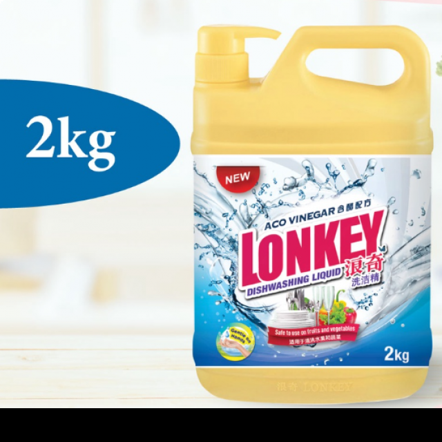 SUKE SHOP. LONKEY DISHWASH LIQUID ACO VINEGAR 2KG