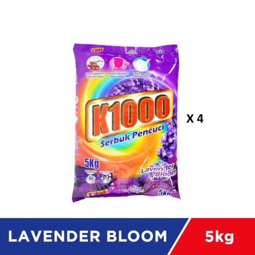 Picture of K1000 LAVENDER BLOOM DETERGENT 4X5KG