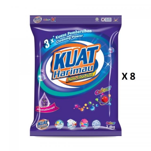 Picture of K.HARIMAU COLOR PWR DETERGENT 8X2.5KG