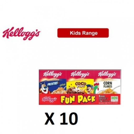 Picture of KELLOGGS FUN PACK 10X170G