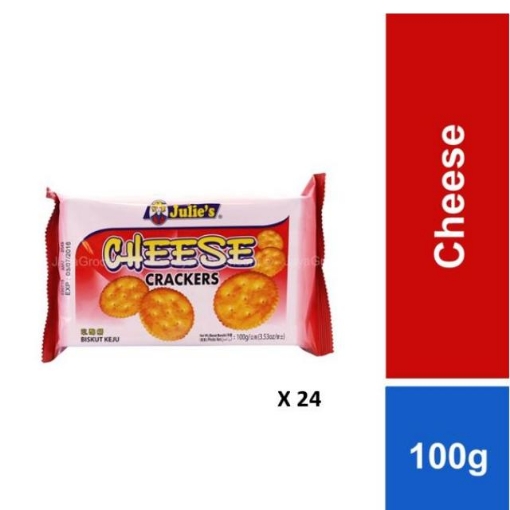 Picture of JULIES CHEESE CRACKERS 24X100G