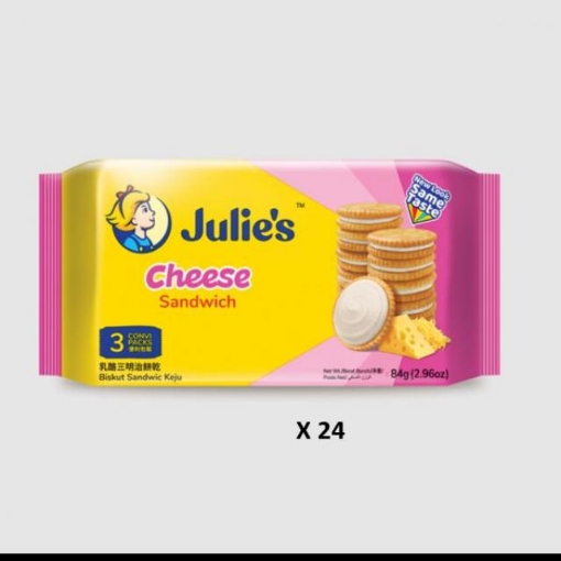 Picture of JULIES CHEESE SANDWICH 24X125G