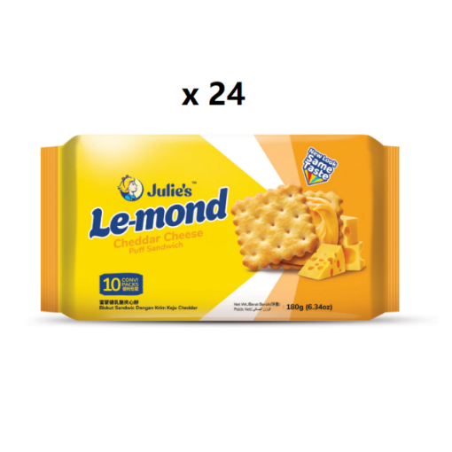 Picture of JULIES LE-MOND PUFF CHEDD CHEESE 24X180G