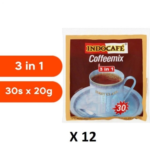 Picture of INDOCAFE 3IN1 COFFEEMIX 12X30X20G