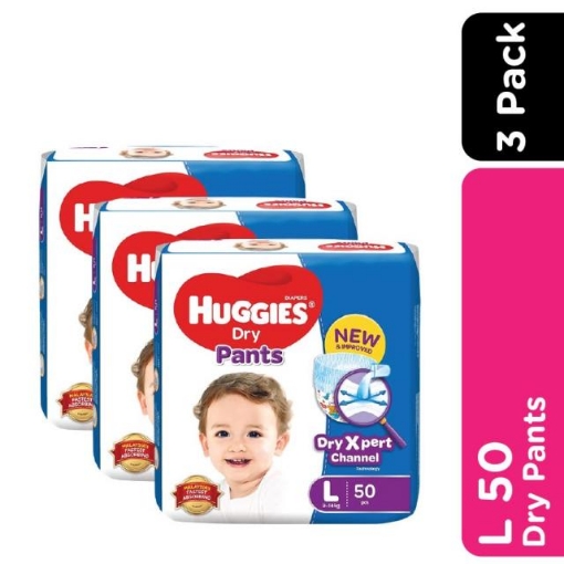 Picture of HUGGIES DRY PANTS SJP L 3X50S