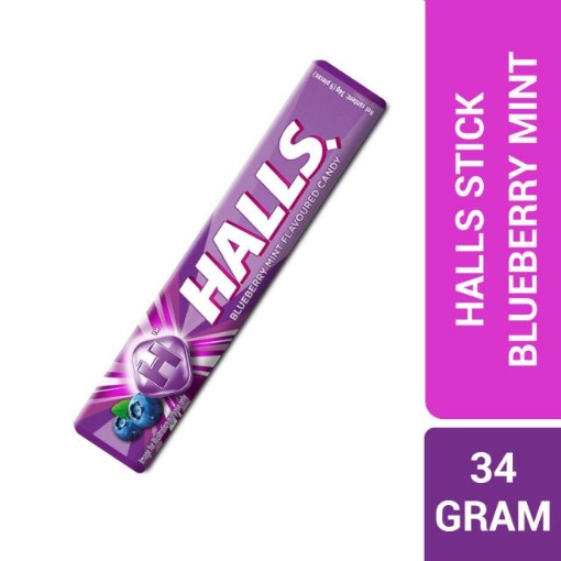 Picture of HALLS BLUEBERRY 20X34G