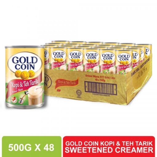 Picture of GOLD COIN KOPI & TEH TARIK 48X500G