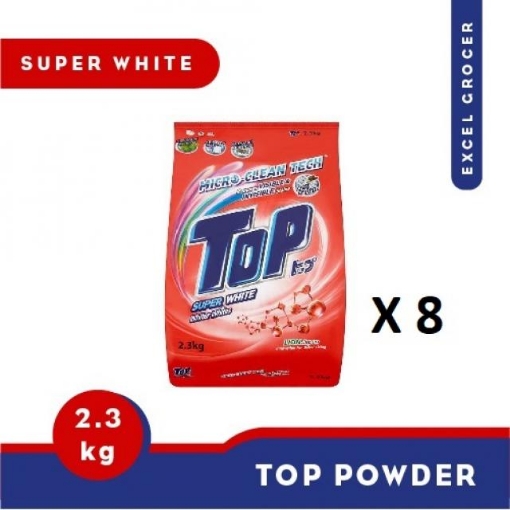 Picture of E/ TOP POWDER SUPER WHITE RED 8X2.3KG