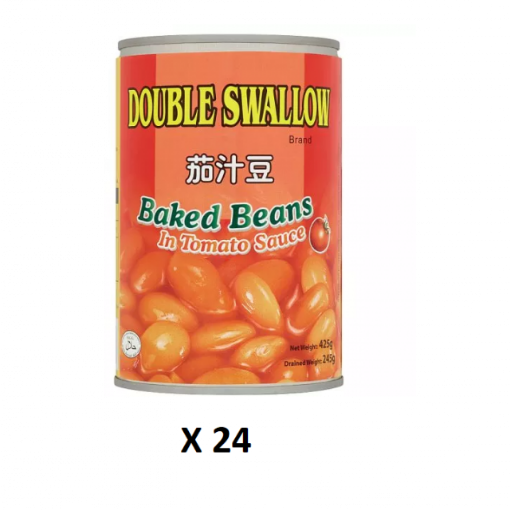 Picture of DOUBLE SWALLOW BAKED BEANS 24X425G