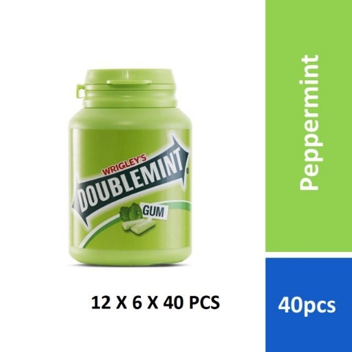 Picture of DOUBLEMINT PEPPERMINT BOTTLE 12X6X40S