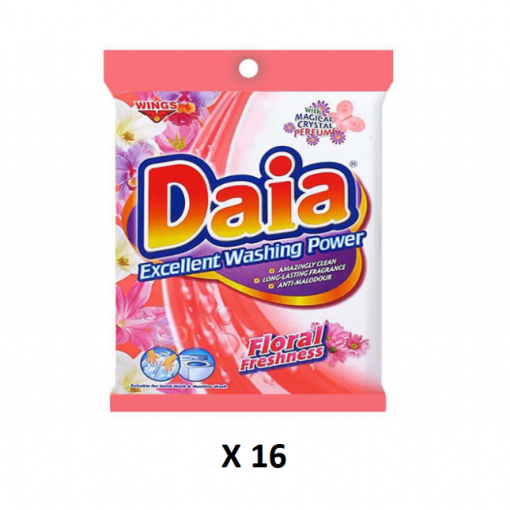 Picture of DAIA POWER DETERGENT FLORAL 16X750G