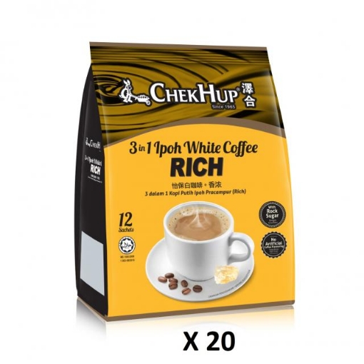 Picture of CHEK HUP 3 IN 1 WHITE COFFEE 20X12X40G