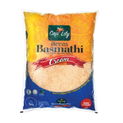 SUKE SHOP. CAP LILY BASMATHI CREAM RICE 5KG