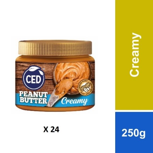 Picture of CED PEANUT BUTTER CREAMY 24X250G