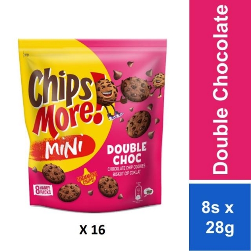 Picture of CHIPSMORE MINI MP DOUBLE CHOCO 16X8X28G
