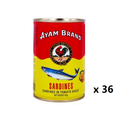 Picture of AYAM BRAND SARDINE 36X425GM