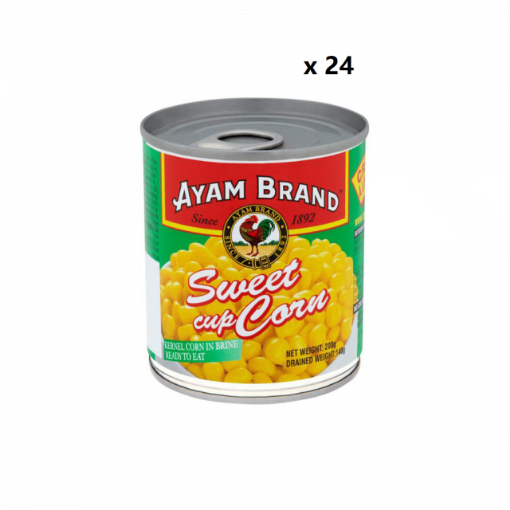 Picture of AYAM BRAND SWEET CUP CORN 24X200GM