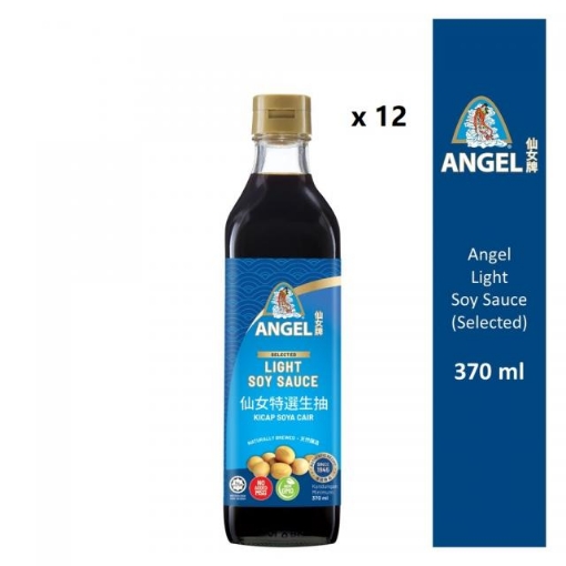 Picture of ANGEL LIGHT SOY SAUCE 12X370ML