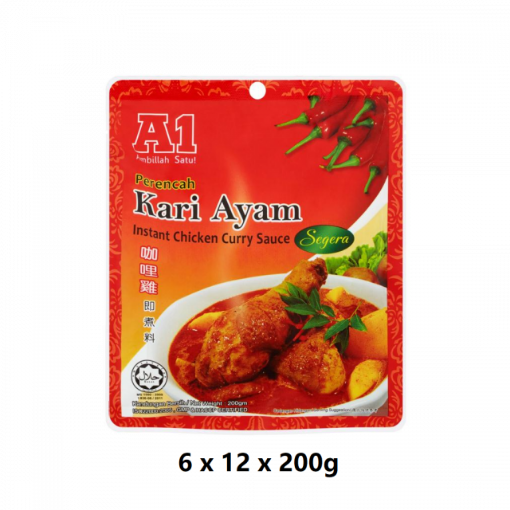 Picture of A1 INSTANT CHICKEN CURRY SAUCE 6X12X200G