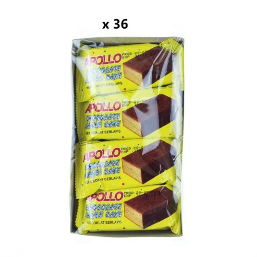 Picture of (F) APOLLO CHOC LAYER CAKE 3020 36X8X18G