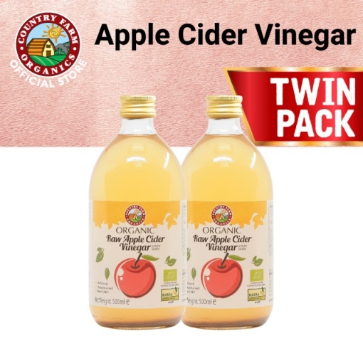 SUKE SHOP. Country Farm Organic Apple Cider Vinegar 500ml x 1