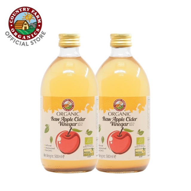 SUKE SHOP. Country Farm Organic Apple Cider Vinegar 500ml x 1