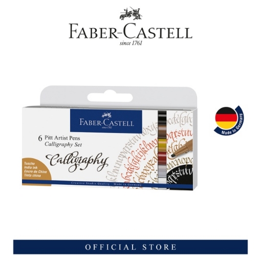 SUKE SHOP. FaberCastell PITT Artist Pen Hand Calligraphy Set Wallet
