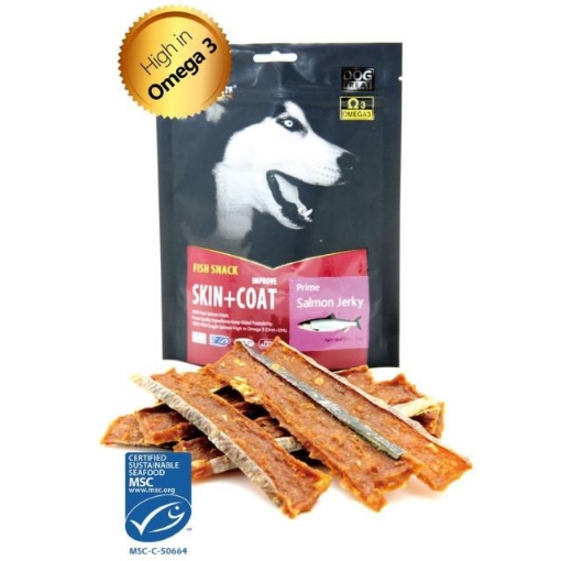 Picture of SALMON4PETS DOG Prime Salmon Strips 70g