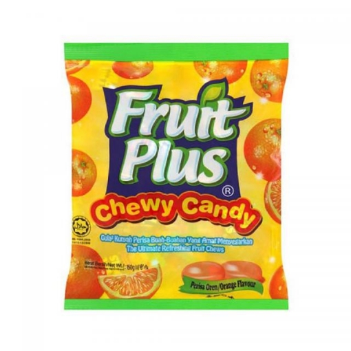Picture of FRUIT PLUS CANDY ORANGE 150GM