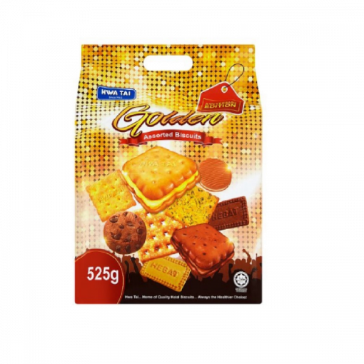 Picture of HWATAI GOLDEN ASSORTED BISCUIT 525G