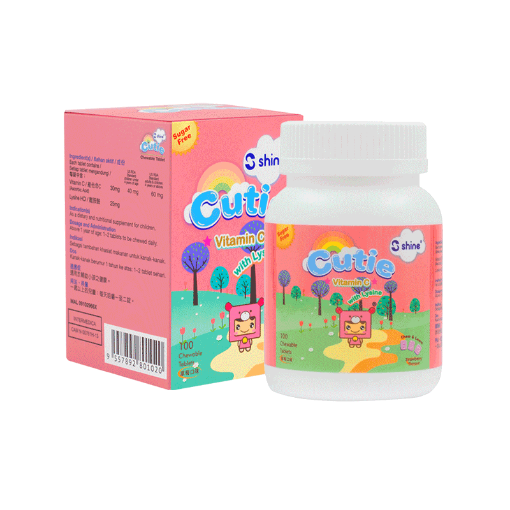 Picture of Shine Cutie Chewable Tablet Strawberry Flavour