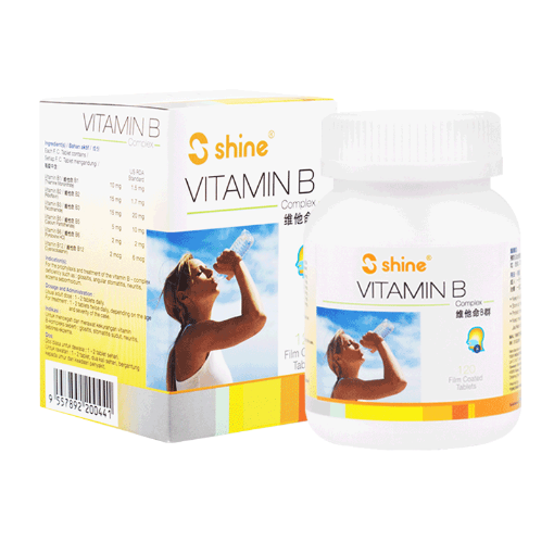 Picture of Shine Vitamin B Complex 120’S Film Coated Tablet