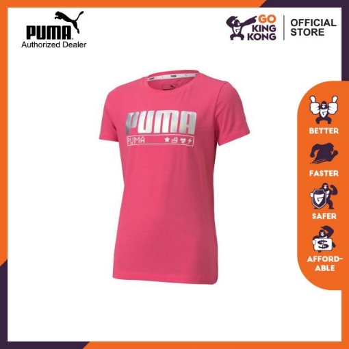 Picture of PUMA Alpha Tee G-Glowing Pink-Female-58329925