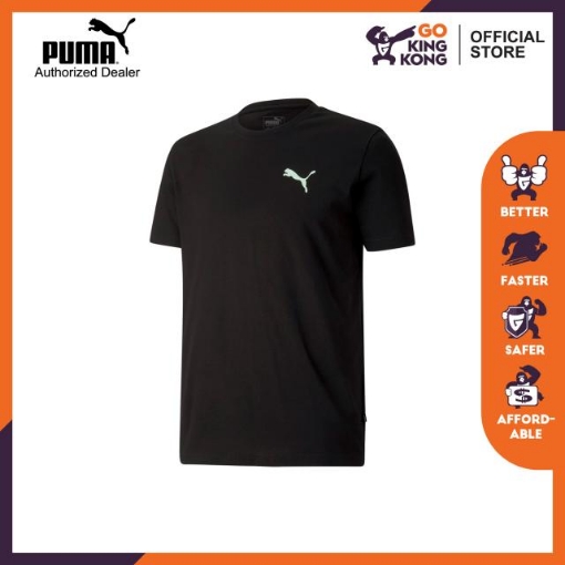 Picture of PUMA 3D PUMA Graphic Tee-Puma Black-Male-58191301