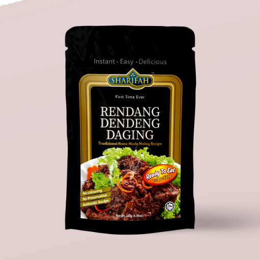 Picture of SHARIFAH Rendang Dendeng Daging - Beef Rendang Dendeng Style (240g) Ready To Eat