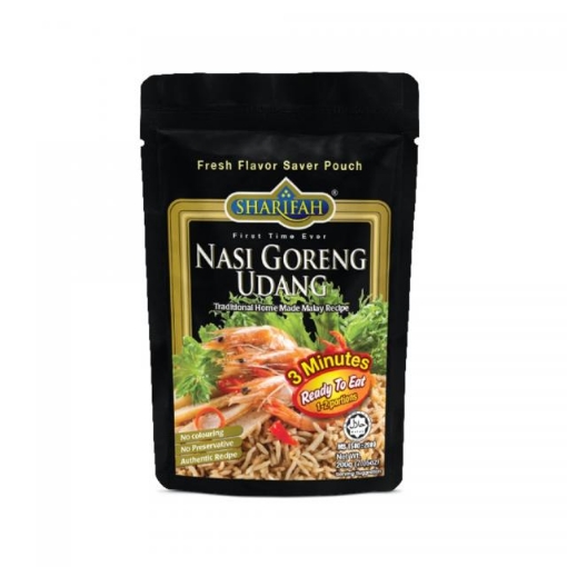 Picture of SHARIFAH Nasi Goreng Udang - Shrimp Fried Rice (250g) Ready To Eat