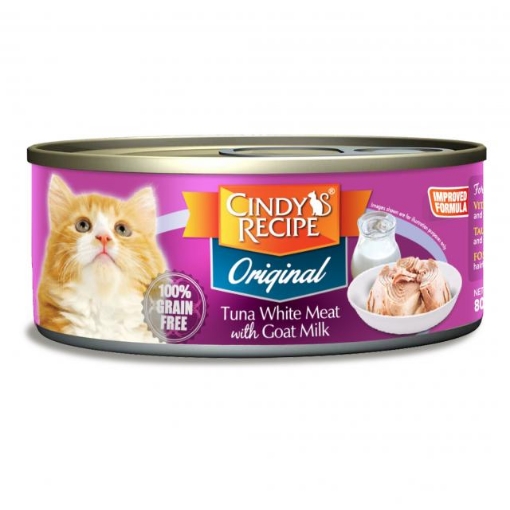 Picture of CINDY'S RECIPE ORIGINAL Tuna&Goat Milk 80g