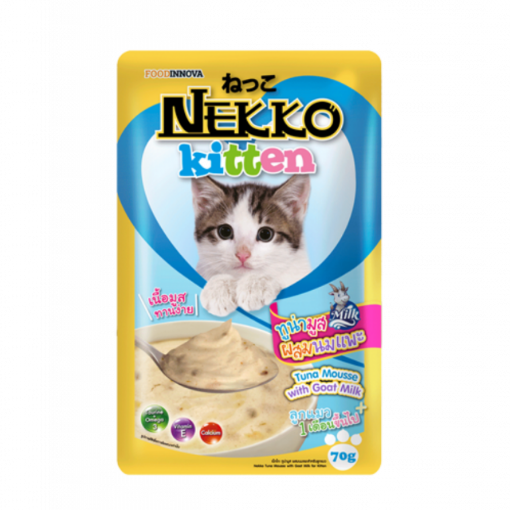 Picture of NEKKO Kitten Tuna Mousse/Goat Milk 70gm