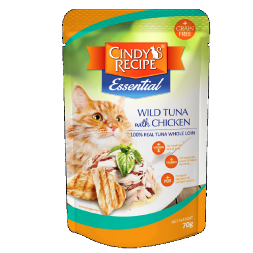 Picture of CINDY'S RECIPE ESSENTIAL Wild Tuna With Chicken 70g