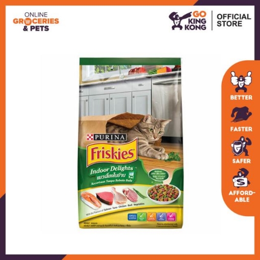 Picture of FRISKIES Adult Indoor Delights (Hairball) 1.1kg