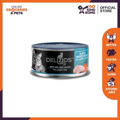 Picture of DELIZIOS Bonito White Meat in Soft Jelly Crab 80g