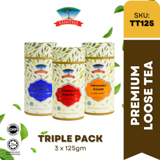Picture of Raintree Premium Loose Tea [BUNDLE PACK OF 3] with FREE Gift