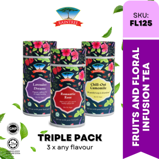 Picture of Raintree Fruits and Floral Infusion Tea [BUNDLE PACK OF 3] with FREE Gift