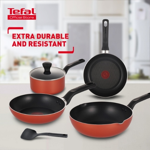 Picture of B507S6 Tefal Fresh Start 6-PC set (FP20+ FP24+DFP 26+ SCP18+Spatula)